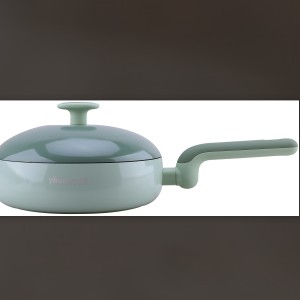 黛素系列深煎锅（豆沙绿色）